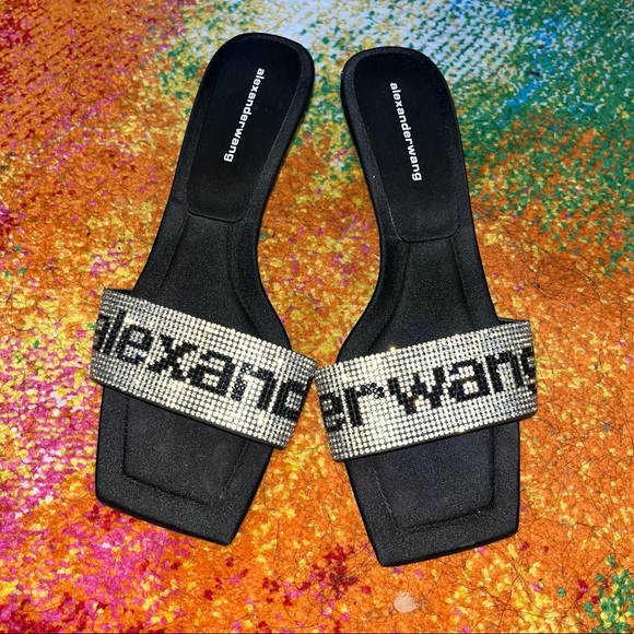 Alexander Wang ‘Jessie Crystal Slide Sandal’ - 38 - Picture 4 of 4